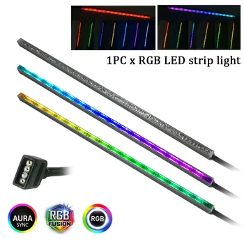 

Aur Sync Practical Breathing PC Motherboard RGB LED Strip Light Computer Accessories 5V 3pin Header Professional Aluminum Alloy