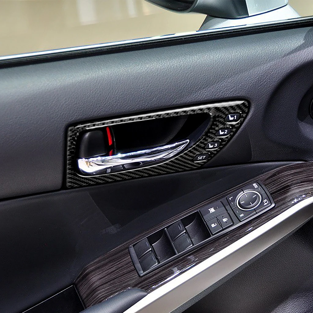 

Geniune Carbon Fiber Car Inner Door Front Handle Bowl Cover Trim Sticker Fit For LEXUS IS250 2013-2020