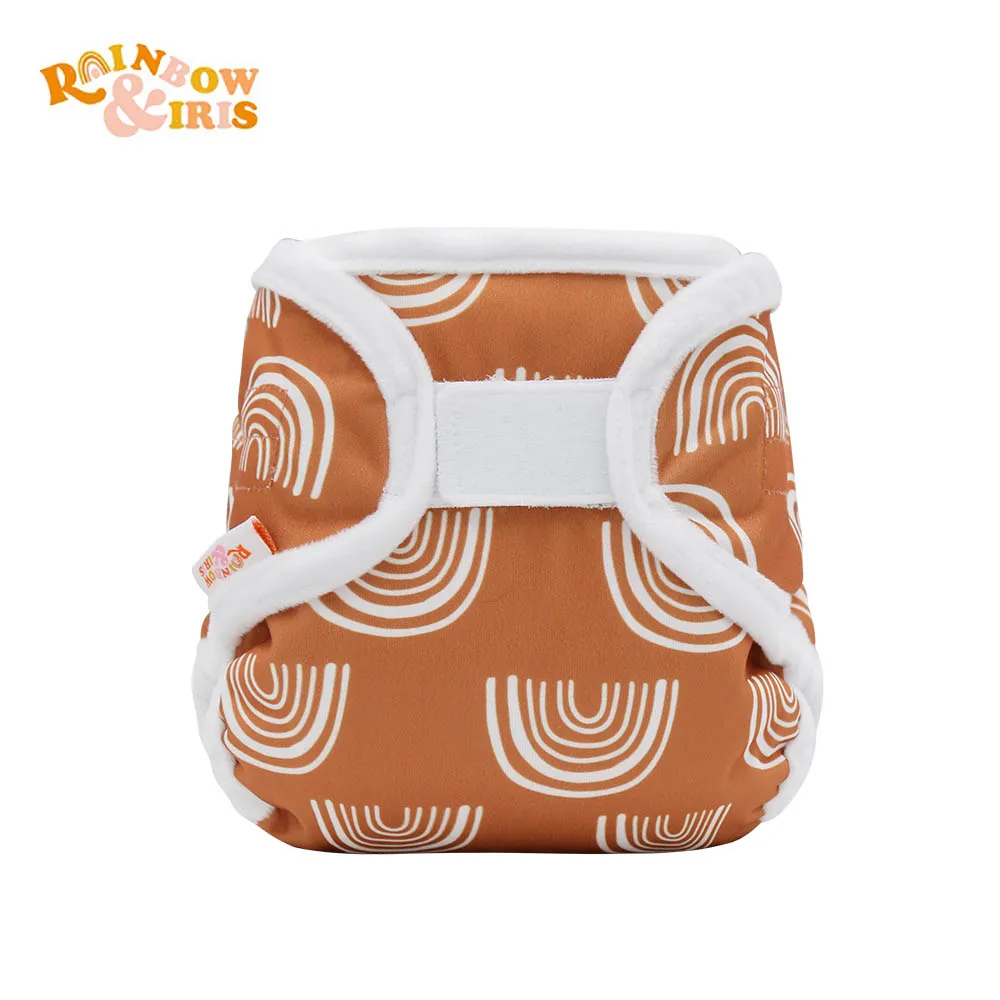 Rainbow&ampIris Cloth Diaper Cover Washable Reusable For Baby Adjustable Fit 3-6kg | Мать и ребенок