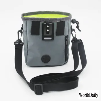 

Pet Snack Bag Training Bag Dog Training Waist Bag Multifunctional Lightweight Training Bag Nylon and Mesh Cloth Material