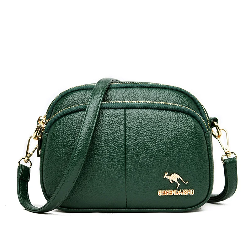 Women Leather Messenger Bag Mini Luxury Handbags Designer High Quality Female Vintage Crossbody Bags For Women Shoulder Bags
