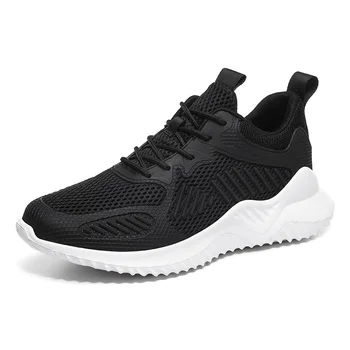 

Summer Lightweight Men's Outdoor Sports Shoes Black Sneakers Comfortable Jogging Sneakers Mesh Running Shoes