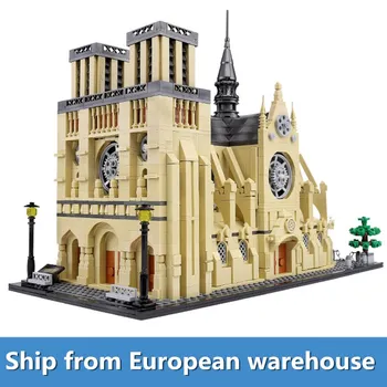 

DHL 2541PCS Architecture The NOTRE DAME CATHEDRAL of Paris Building Blocks Brick Classic Landmark Model Blocks Kids Toys Gifts