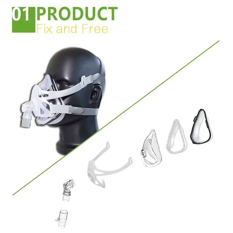 Longlife F1A маска для лица внешний диаметр 22 мм CPAP Авто CPAP вентилятор респиратор Храп апноэ сна W/Головные уборы зажимы