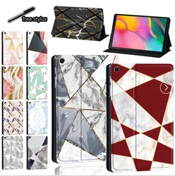 Capa para samsung galaxy tab s7/tab s6 lite/tab s6/tab s4/s5e (t720/725) capa de couro + stylus