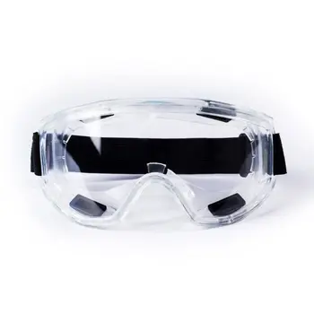 

Safety Goggles Protective Glasses Eye Protection Anti-Splash Transparent Lens Adjustable Head Belt Industrial Labor