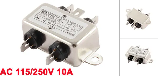 AC 115/250V 10A CW1B-10A-T Noise Suppressor Power EMI Filter