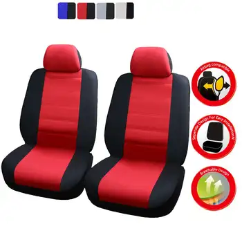 

4PCS Auto Car Seat Covers Set Sponge Seat Cushion Universal Fit Most Car Cover Elastic Polyester Mesh Car Seat Protector for BMW