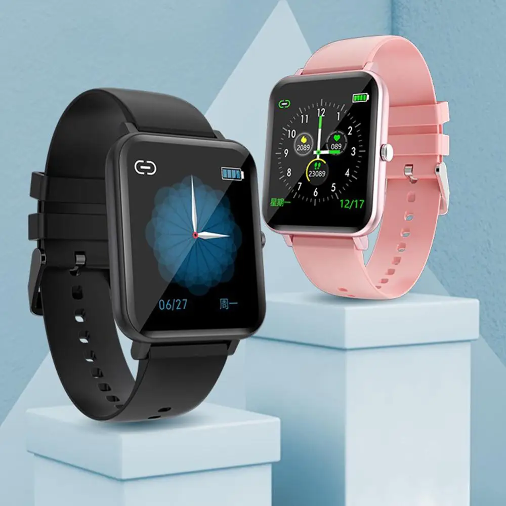 

Smart Watch Full Touch Screen Heart Rate Blood Pressure Sports Tracker Fitness Smart Watch For IOS Android