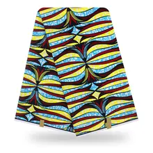 3 ярдов африканская ткань принт африканская Анкара ткань для женщин платье воск высокое качество настоящий воск