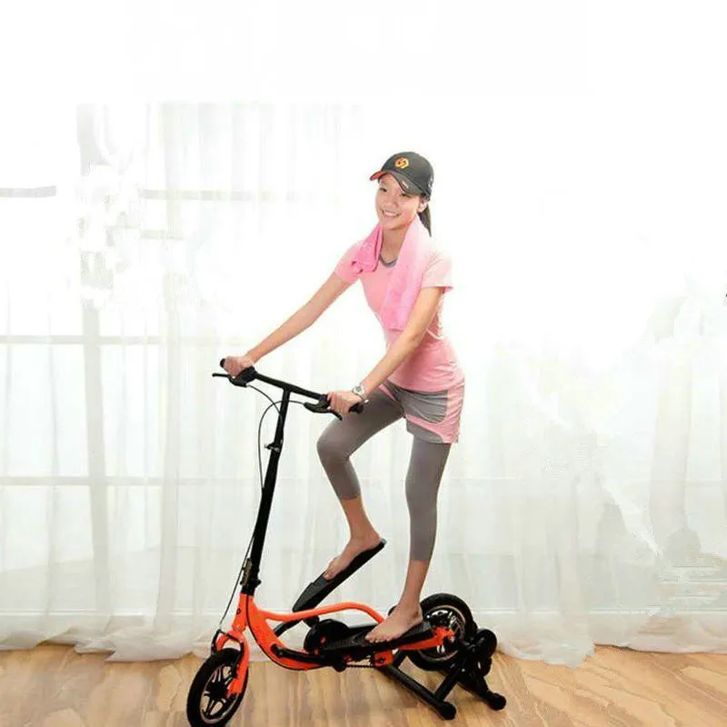 12 Inch Air Wheel Double Pedal Scooter With Aluminum Alloy Frame & Disk Brake