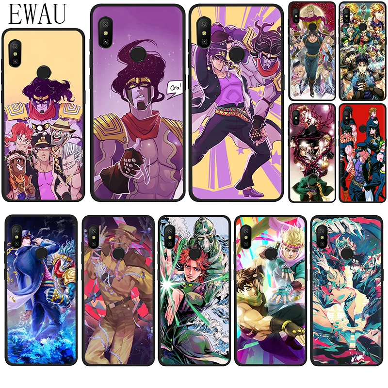 

EWAU JoJo Jonathan Joestar Silicone phone case for Xiaomi 5X 6 6X 8 9 SE A1 A2 Lite Max 3 F1 9T A3 Pro CC9 CC9e
