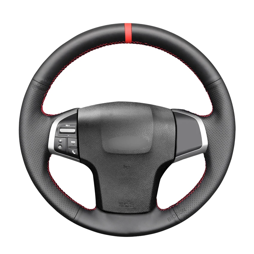 Чехол на руль из искусственной кожи для Isuzu D-Max MU-X 2013-2020 Holden до Колорадо AU 2012-2014 2015