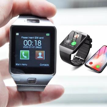 

Bluetooth Connect Smart Watch DZ09 Smartwatch Activity Tracker TF SIM Camera for IOS iPhone Samsung Huawei Xiaomi Android Phone