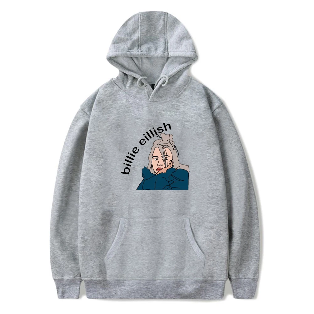 Hoodies 15 Billie Eilish/толстовки с капюшоном для девочек; сезон весна-осень; повседневные толстовки с капюшоном для девочек; детские пальто с длинными рукавами; свитер для девочек; одежда для детей; Лидер продаж - Цвет: Hoodies 15