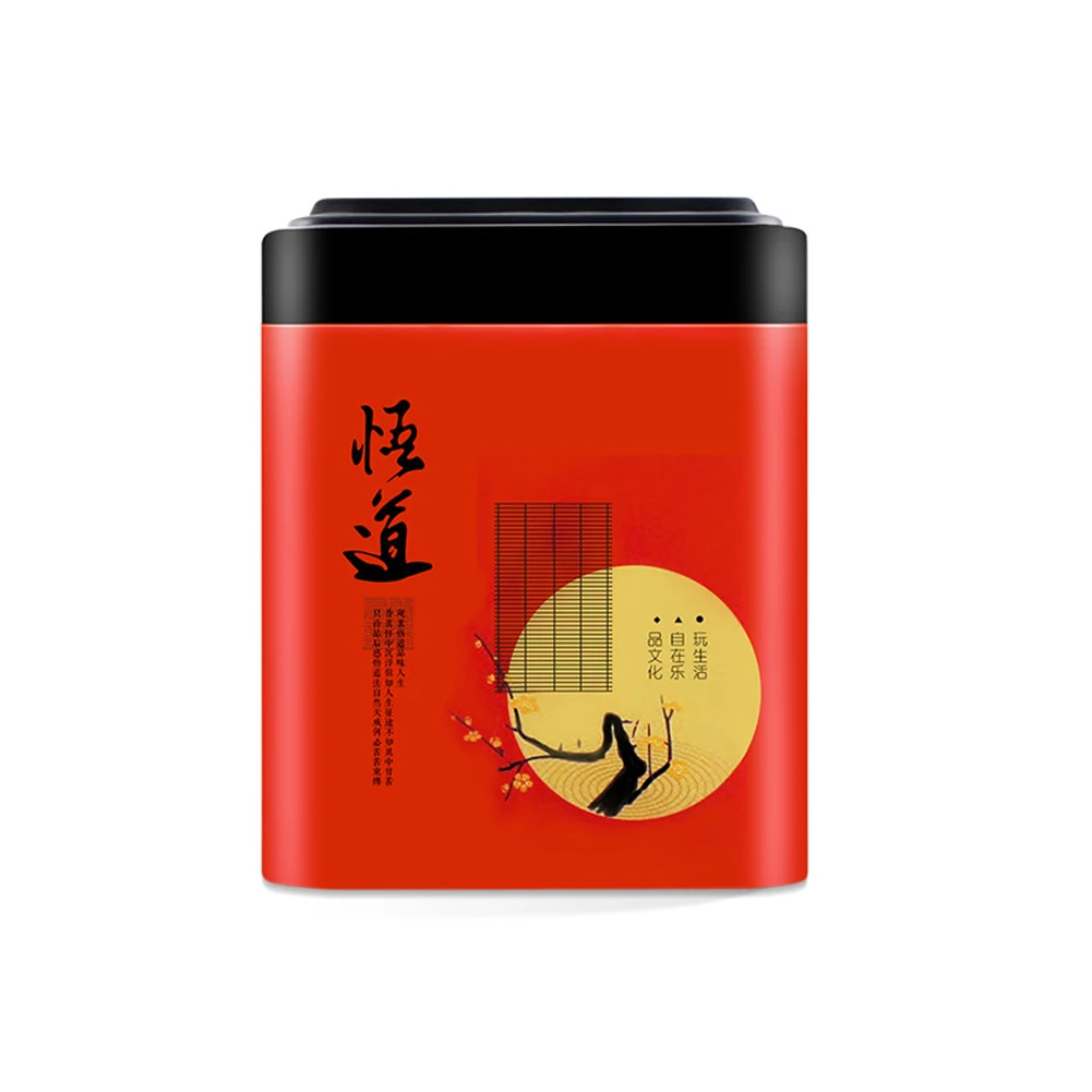 Многофункциональный китайский стиль чайные добавки 50 мл металлическая коробка для чая с крышкой банка для чая Мини-хранения коробки кофе порошок банки