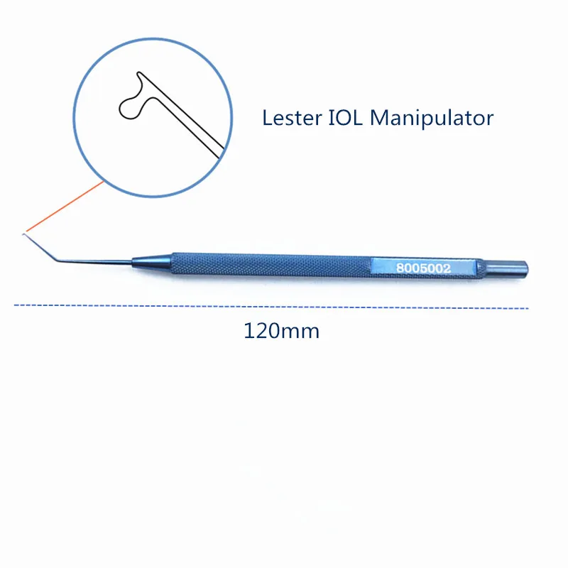 Titanium Lester IOL Lens Manipulator Hooks Ophthalmic Hooks Pet Veterinary Surgical Instruments