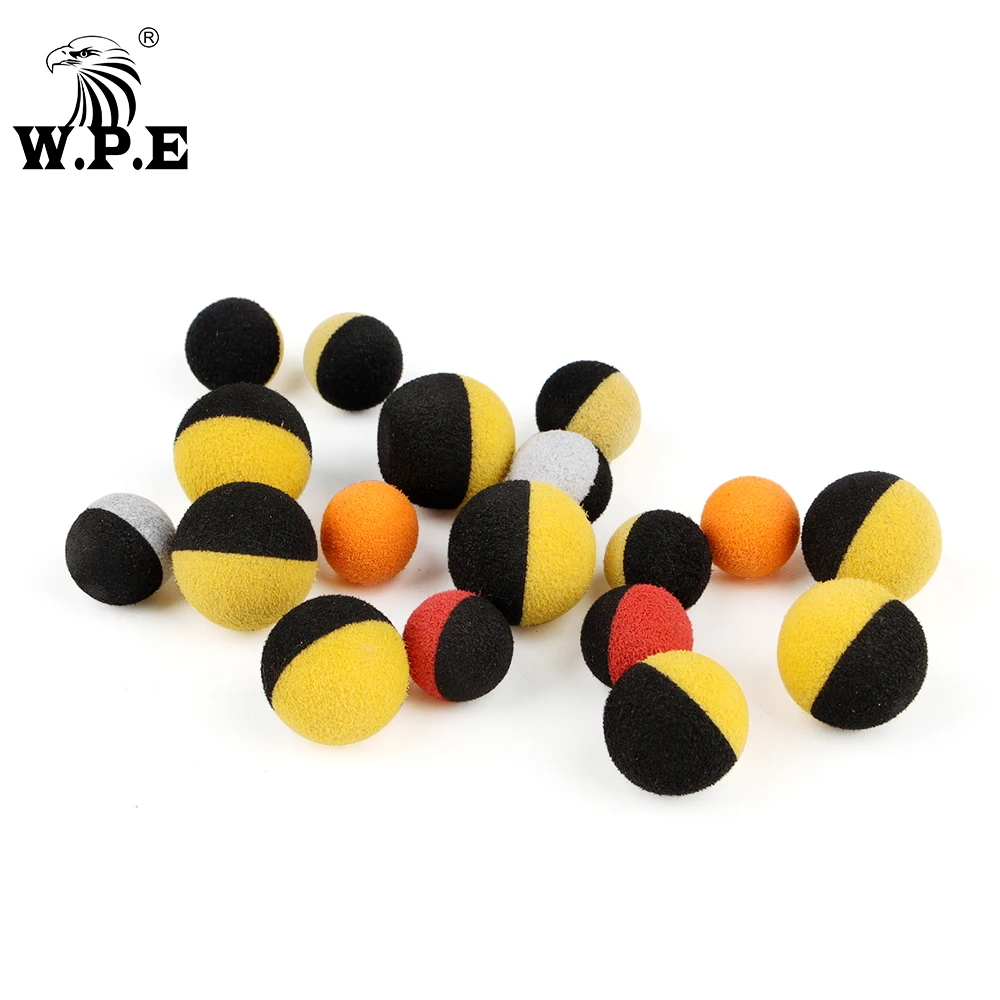 W.P.E 8-10 boilies foam color balls - appâts pop-up pour montages method hair rig pêche carpe