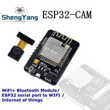 TZT ESP32-CAM WiFi + Bluetooth Module Camera Module Development Board ESP32 with Camera Module OV2640 2MP For Arduino