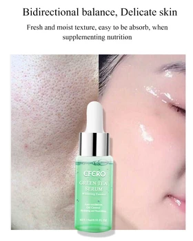 

15ML Green Tea Serum Skin Care Collagen Peptides Serum Anti Aging Wrinkle Lift Firming Whitening Moisturizing Face Cream TSLM2