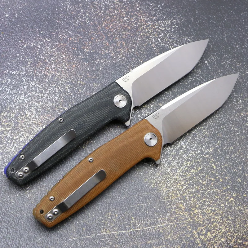 TIGEND YX751 складной нож 14c28n лезвие МИКАРТА ручка Открытый Охота Альпинизм Рыбалка фрукты Ножи EDC