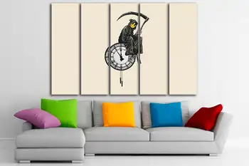 

Wall Art HD Print Home Grin Banksy Decor Poster Picture Canvas Humour Paintings Happy Smiling Face For Living Room Frame Artwork