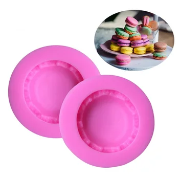 

1pc Macaron Shape Biscuit Cake Chocolate Silicone Mold Fondant Soap Sugar Tool DIY Kitchen Baking Tools Cake Decoration