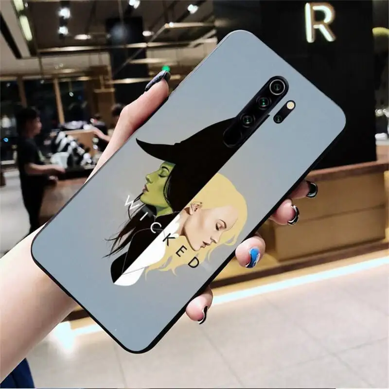 KPUSAGRT Broadway Musical Wicked Lyrics Soft Phone Case Cover for Redmi Note 9 8 8T 8A 7 6 6A Go Pro Max Redmi 9 K20 xiaomi leather case color Cases For Xiaomi