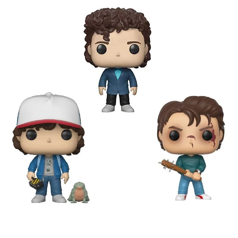 Funko pop Stranger Things Eleven Demogorgon Hopper Jonathan Nancy Brenner Joyce Фигурки Коллекционная модель игрушки с коробкой