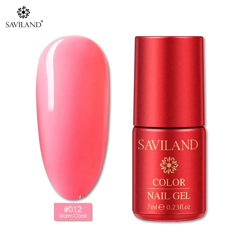 SAVILAND 126 Colors New Arrival Semi Permanent Top Coat UV LED Gel Varnish Soak Off Nail Art Gel Lacquer Gel Nail Polish - Цвет: PT012