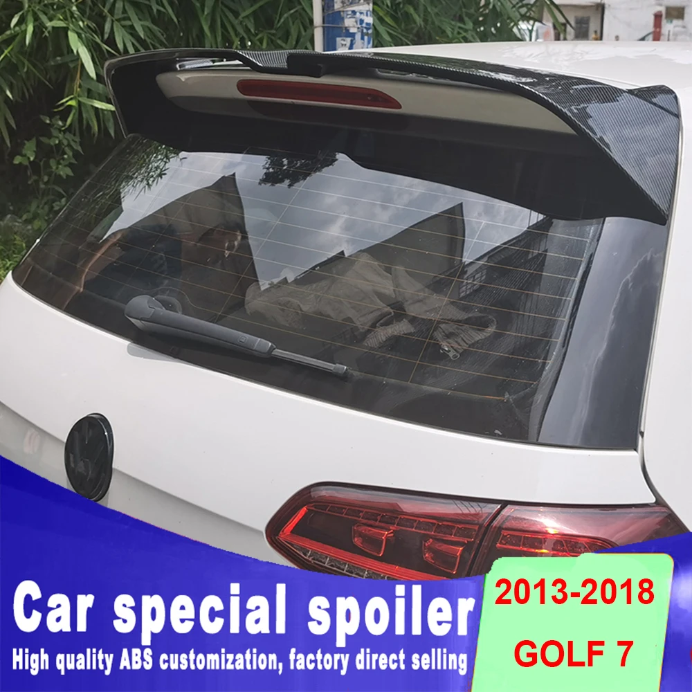 Спойлер на крышу Volkswagen 2013 2014 2015 2016 2017 2018 для Golf 7 5 MK7 из углеродного волокна |