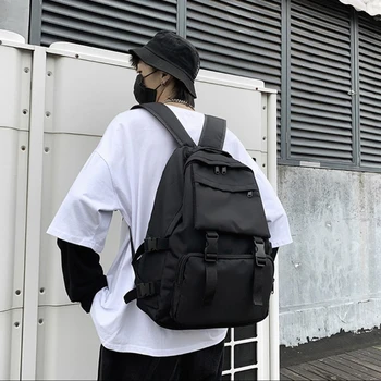 

Women Solid Color Backpack Casual Rucksack for Teenage Girls Large Capacity School Bookbag Travel Daypack