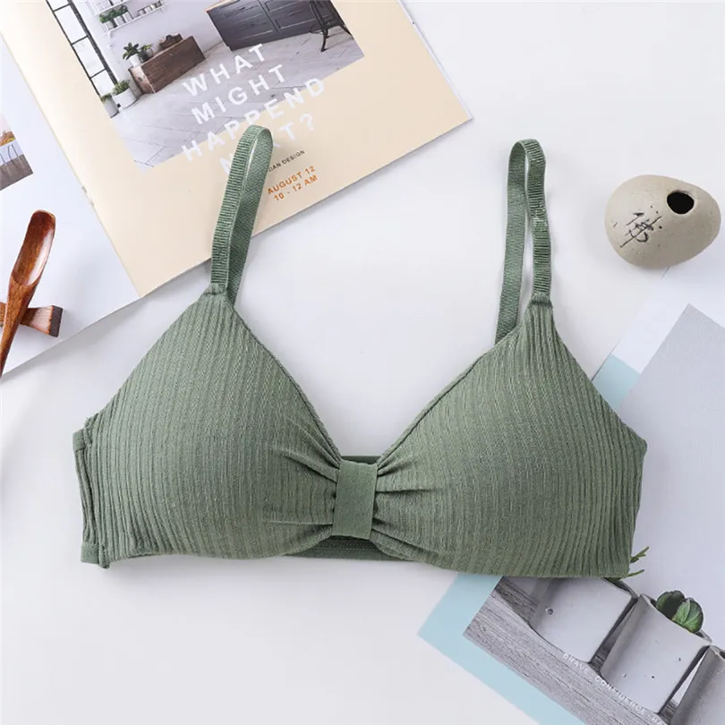 Free Size Bras For Women Wireless Solid Bra Push Up Casaul Cotton Bras For Women Soutien Gorge Sexy Erotique 30DEC2424