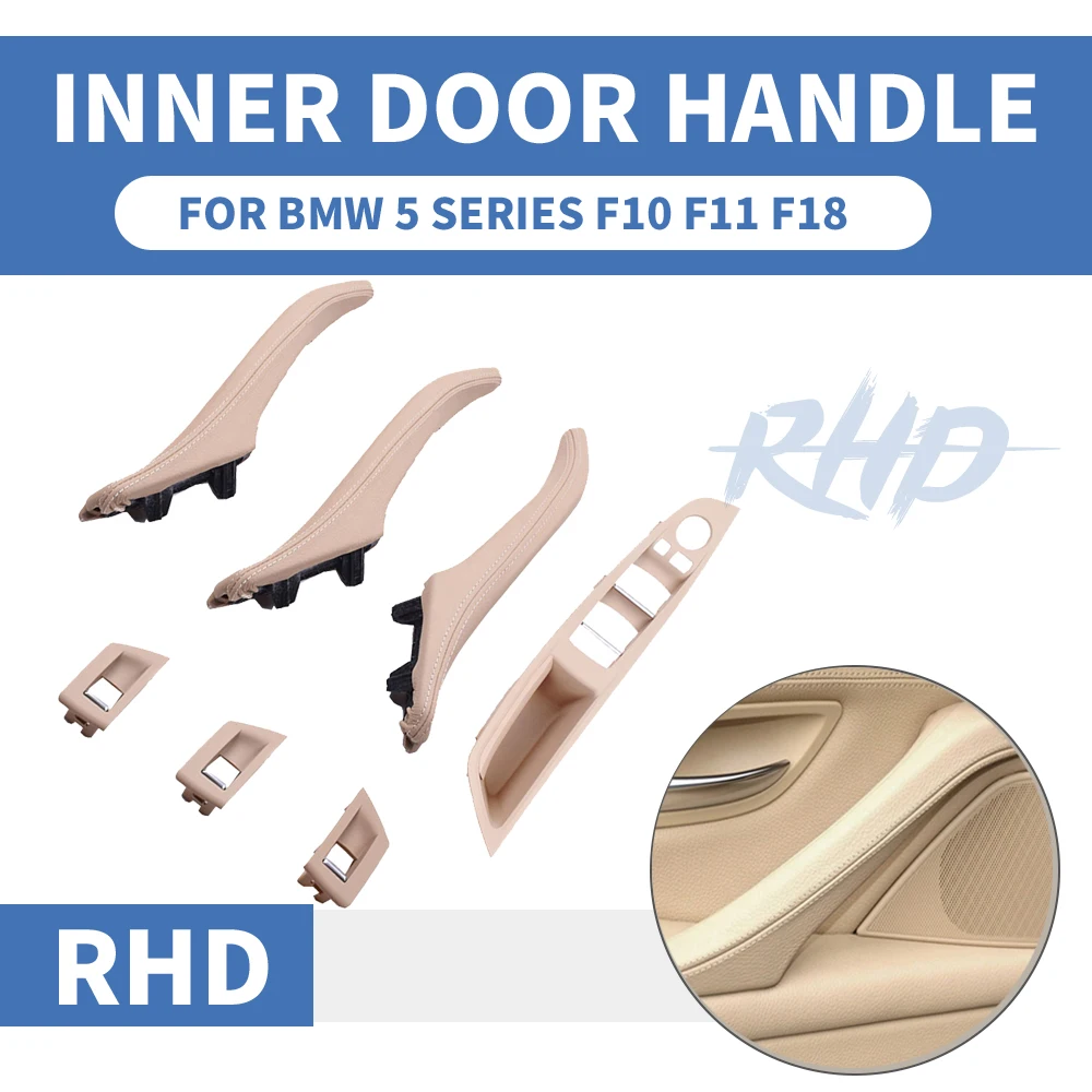Роскошный кожаный правый Привод RHD для BMW 5 серии F10 F11 520 525 Автомобильная