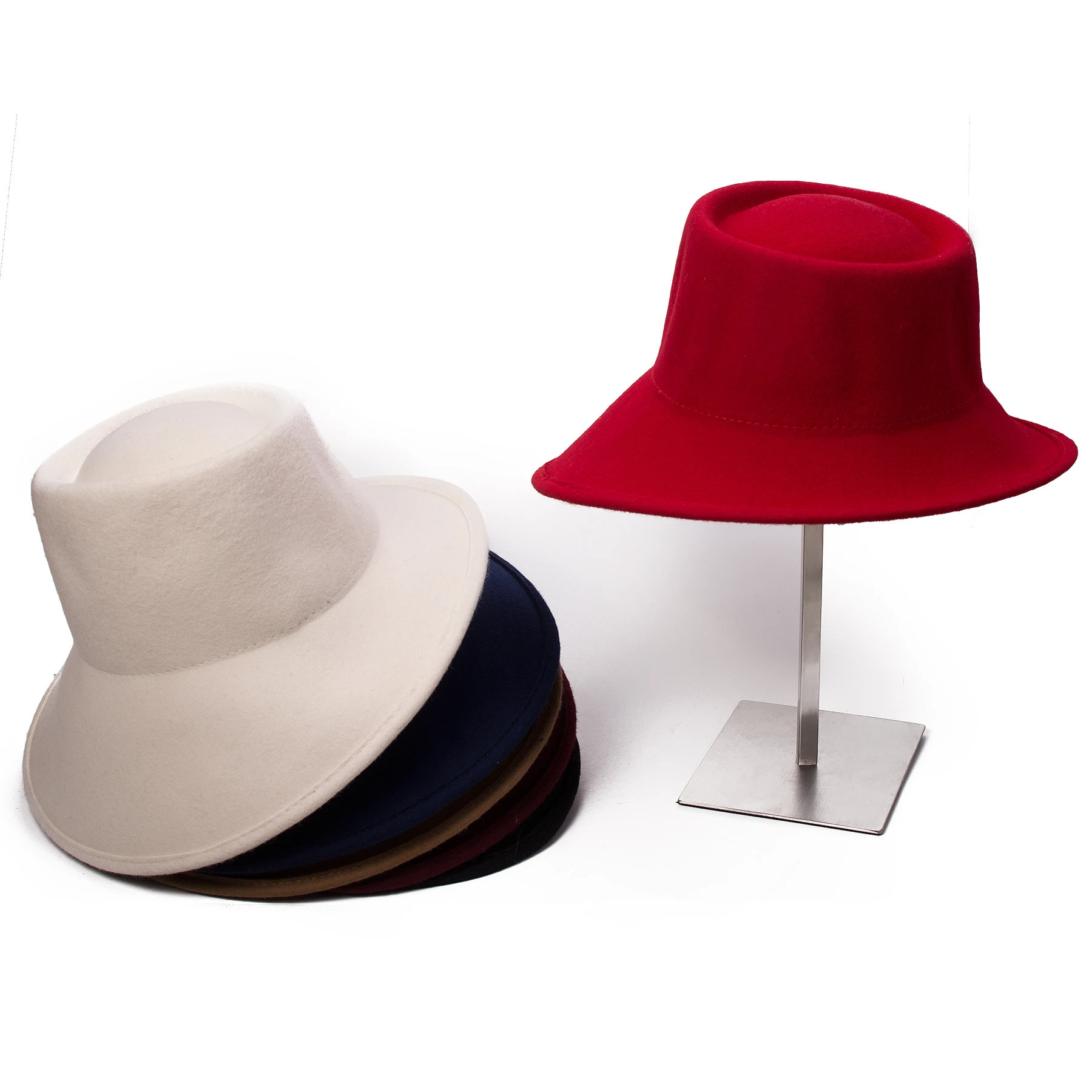 Winter Hats For Women Wide Brim Fedora 