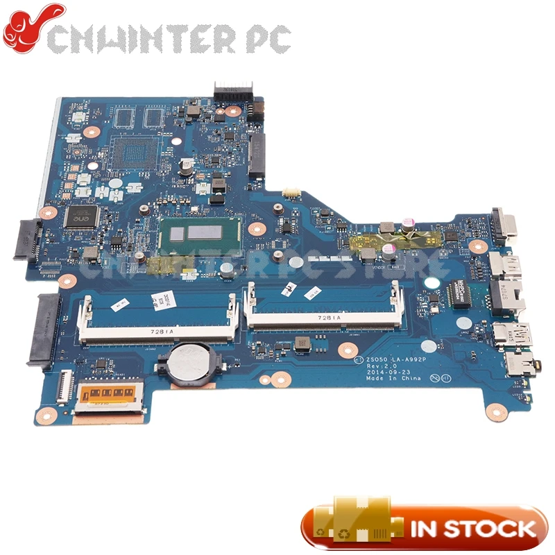 NOKOTION Совершенно новая материнская плата для ноутбука HP Pavilion 15-R 761535-501 761535-001 ZSO50