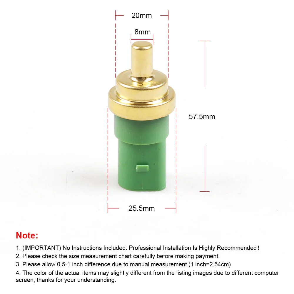 Car Water Temp Coolant Temperature Sensor For Audi A2 A3 A4 A6 TT For Volkswagen Passat Beetle Jetta Golf 078919501C 059919501A