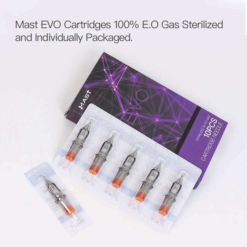  Professional Tattoo Cartridge Needles RS Disposable Sterilized Liner Shader Magnum For Rotary Machi