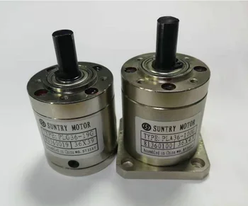 

19:1 Planet Reducer PLG36 Planetary Gear 36mm Diameter Gearbox Round Flange D type shaft Input Diameter 4mm
