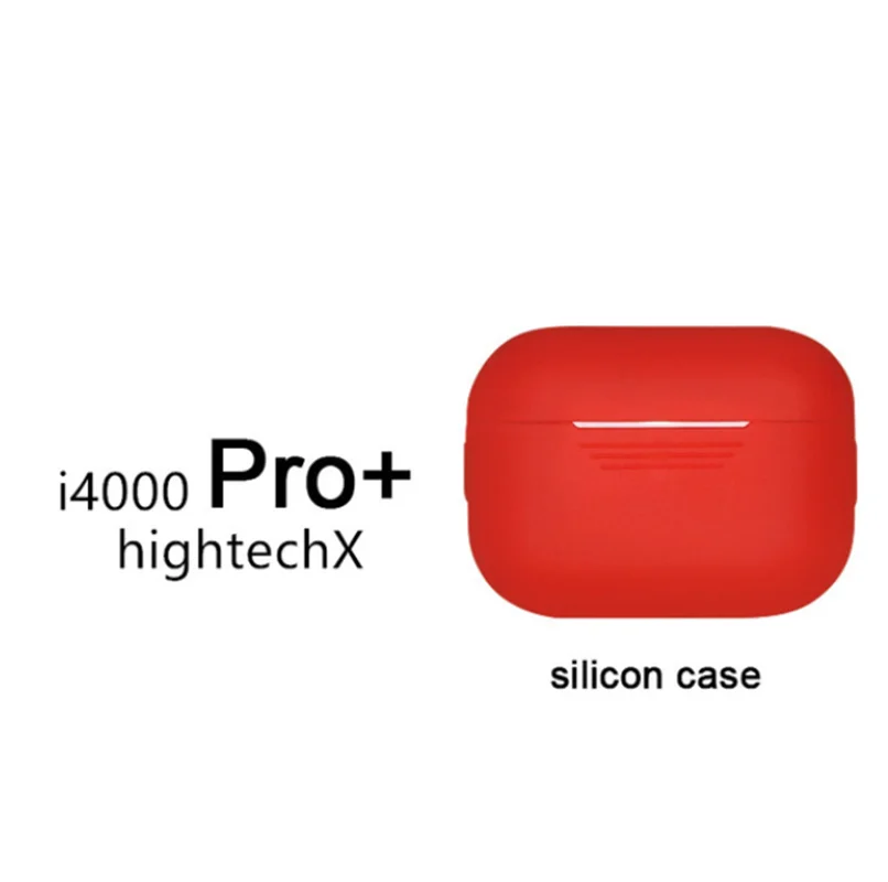 I4000 Pro HightechX edition TWS auriculares inalablicos Bluetooth auriculares bajos 8D auriculares Pk pro i60 i500 i1000 i9000 - Цвет: i4000pro kit red