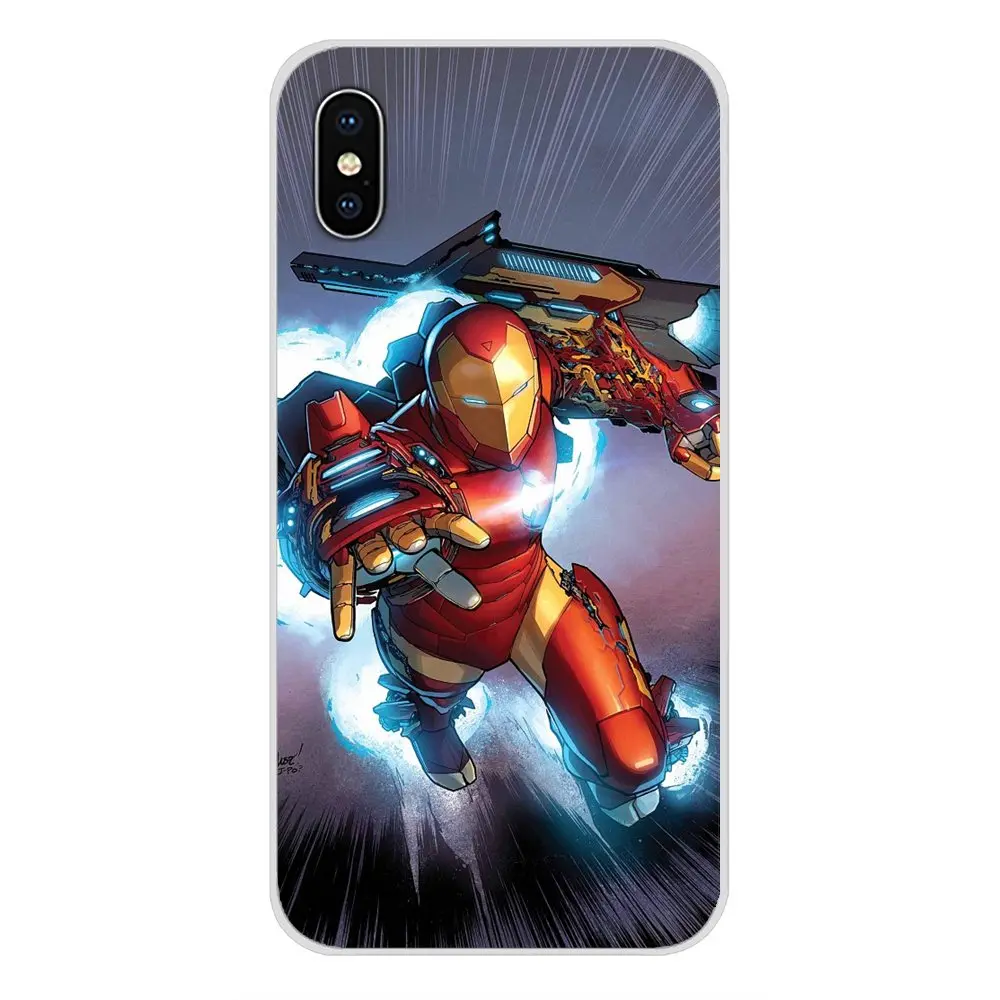 images 11 Мягкие прозрачные чехлы Fundas Superhero Ironman для Apple iPhone X XR XS 11Pro MAX 4S 5S 5C SE 6S 7 8 Plus ipod touch 5 6 - Цвет: images 11
