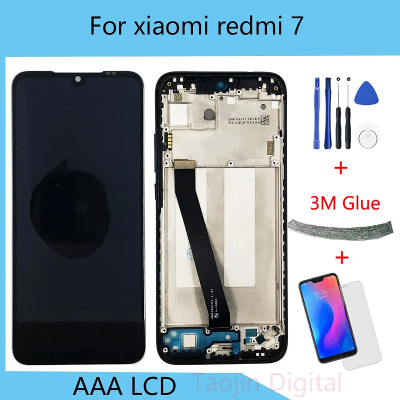 Оригинальное качество 6 26 &quotдля Xiaomi Redmi 7 Redmi7 ЖК дисплей с сенсорным экраном