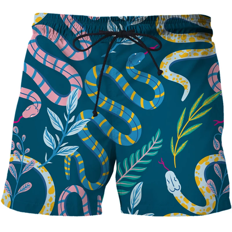 

2021 Men graffiti art Short Pants Male Summer interest Abstract Graphic Beach Shorts for Men 3D Pattern Printing Men's Clothing