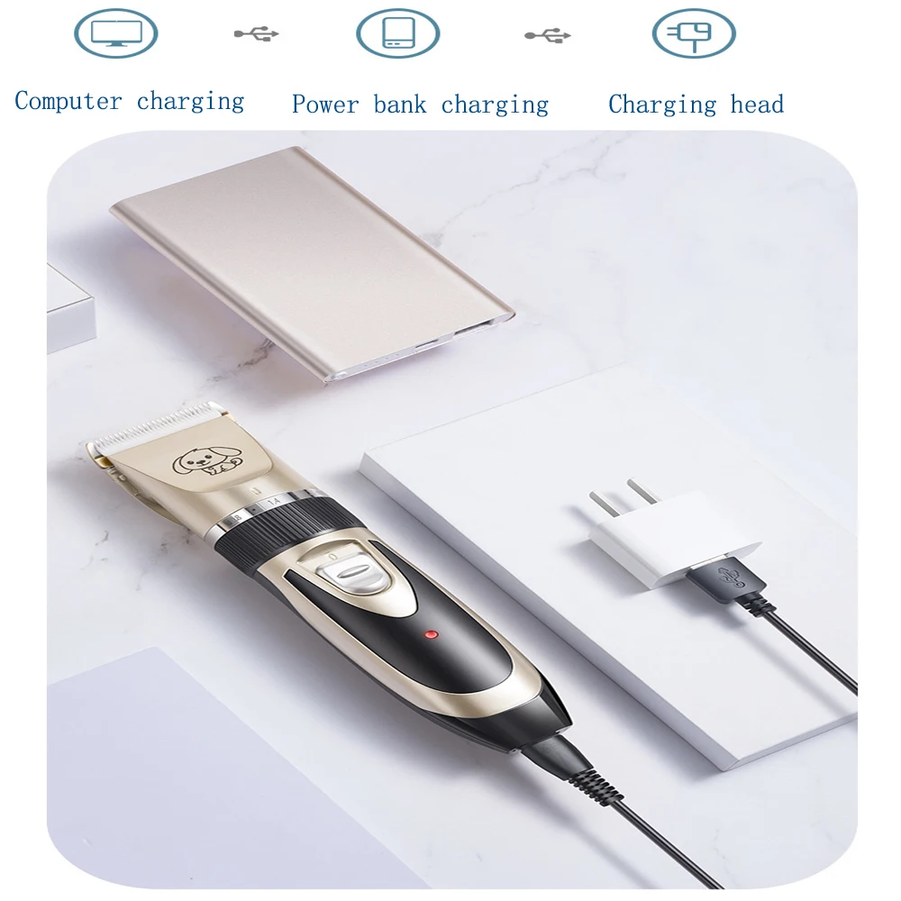 Машинка для стрижки домашних животных USB зарядка электрическая машинка шерсти