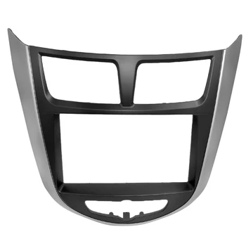 

2 Din Car Radio Fascia For HYUNDAI i-25 i25 Accent Solaris Verna Refitting CD Panel Frame Dash Mount DVD Trim Kit Bezel kit