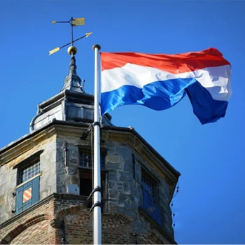90X150CM flaga holandii poliester holenderski narodowy Banner ogród stoczni domu na zewnątrz do dekoracji 3*5 ft Fan piłki nożnej dostaw tanie i dobre opinie CN (pochodzenie) Flaga narodowa Latanie Supplex Z tworzywa sztucznego Haftowana