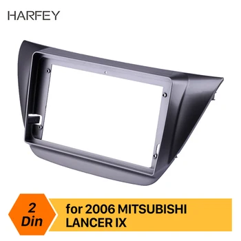 

Harfey Radio Installation 9 inch car radio Frame for 2006 MITSUBISHI LANCER IX Audio Dash Trim Fascia Panel Kit 2din