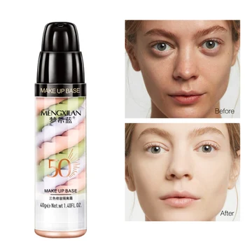

NEW Mixed Isolation Lotion Fill Pores Brightening Skin Foundation Primer Base Makeup Concealer Liquid RECOMMEND