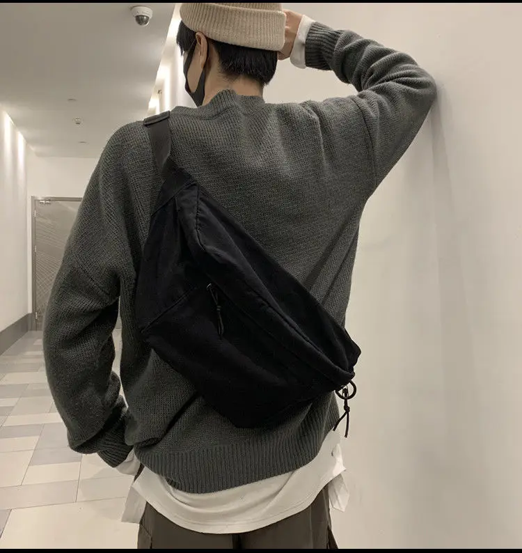 Waist Packs Large Capacity Solid Unisex Couples Leisure