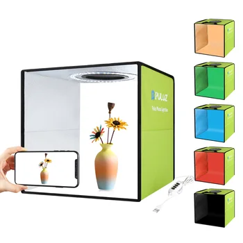 

Foldable 30cm Lightbox Mini Studio Photo Box LED Light Box Photography Studio Shooting Tent Box Kit with 6 Color Backdrops